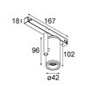 Modular Medard Track 48V Adjustable 42 1x LED | Schienenbeleuchtung