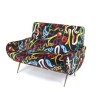 SELETTI Toiletpaper Two Seater Sofa - Snakes