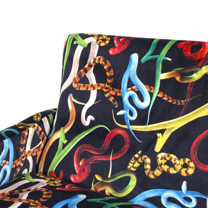 SELETTI Toiletpaper Two Seater Sofa - Snakes