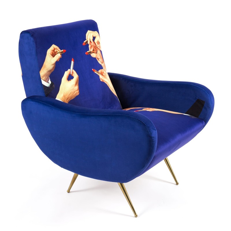 SELETTI Toiletpaper Armchair  - Lipsticks