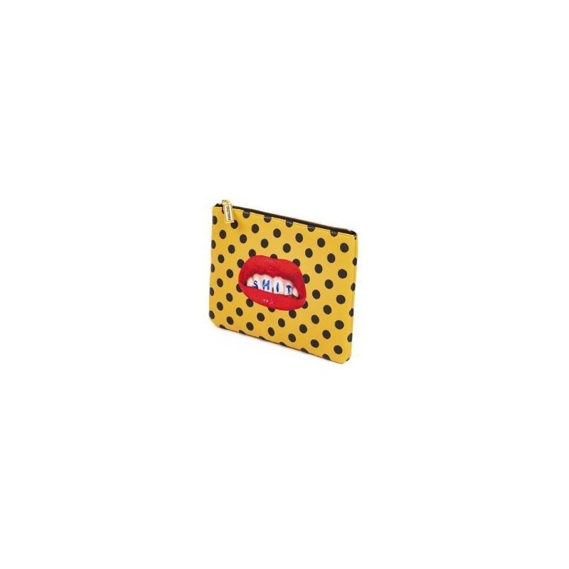 SELETTI Toiletpaper Beauty case "square" 21x15,5 - SHIT