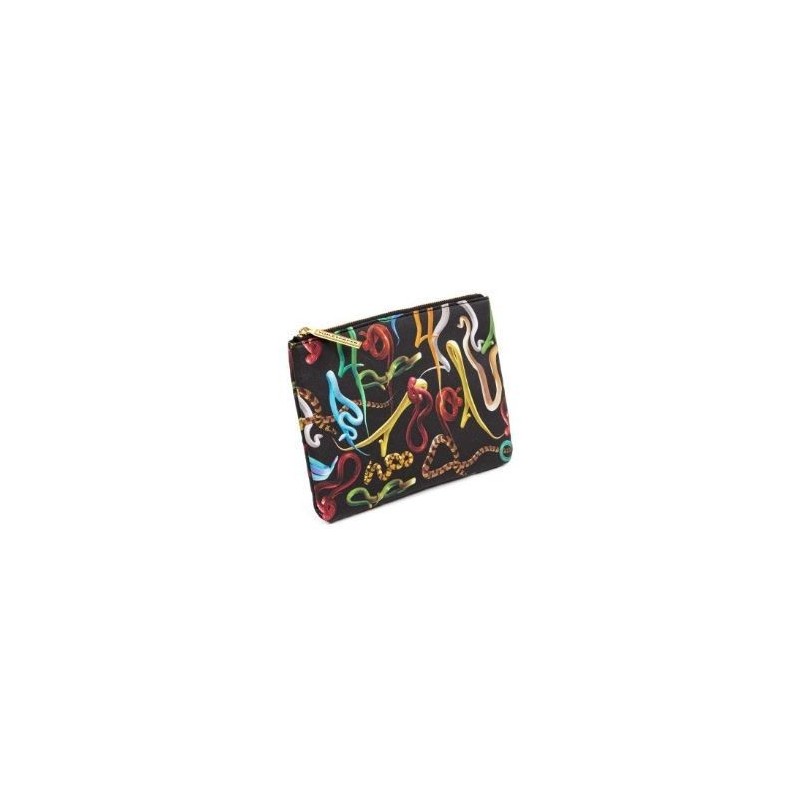 SELETTI Toiletpaper Beauty case "square" 21x15,5 - SNAKES
