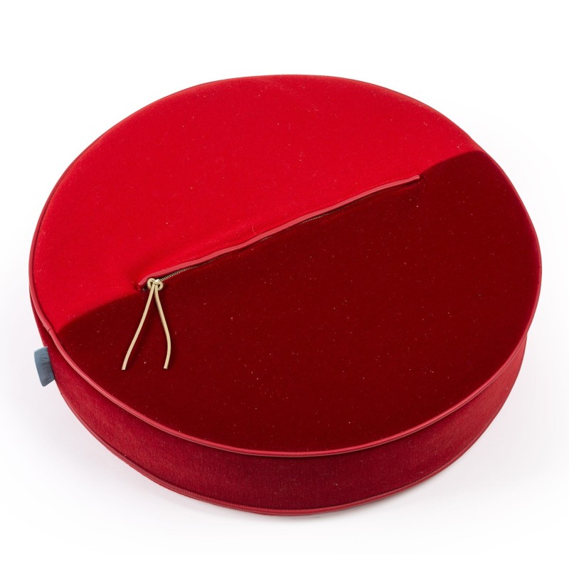 SELETTI Studio Job-Blow Hamburger sofa with Tomato and Gherkin