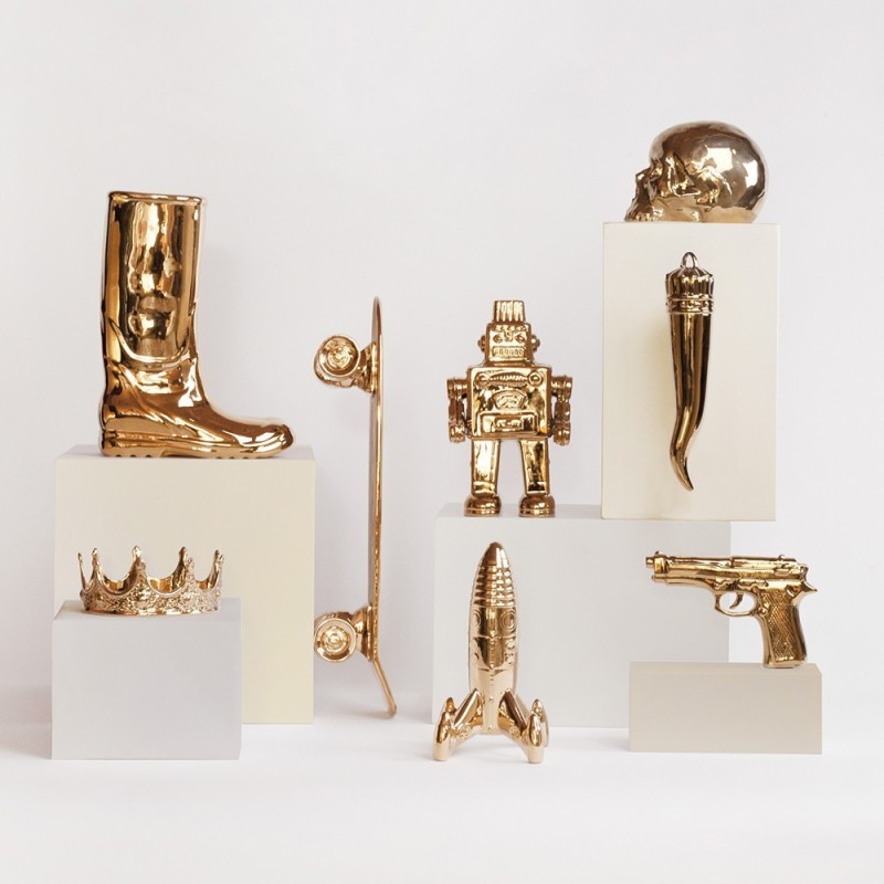 SELETTI Memorabilia Limited Gold Edition  - My Skull