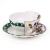 SELETTI Hybrid Porcelain tea cup + plate  - Isidora