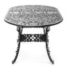 SELETTI Industry Collection Oval Aluminium Table 152x90 cm