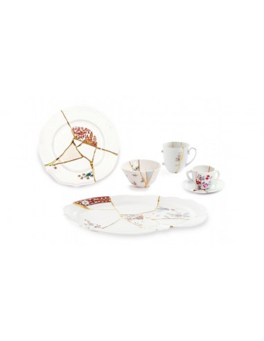 42Fl Oz Porcelain Tea Set - Modern Style Kintsugi Design