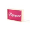 SELETTI lighthink_boxes box light wood - 4 written change - Cm.30x10,5 h.21