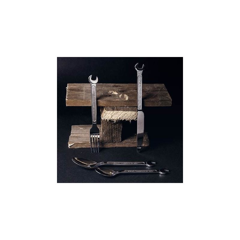 SELETTI Machine Collection cutlery set diy: knife,fork,spoon and coffee spoon stainless steel
