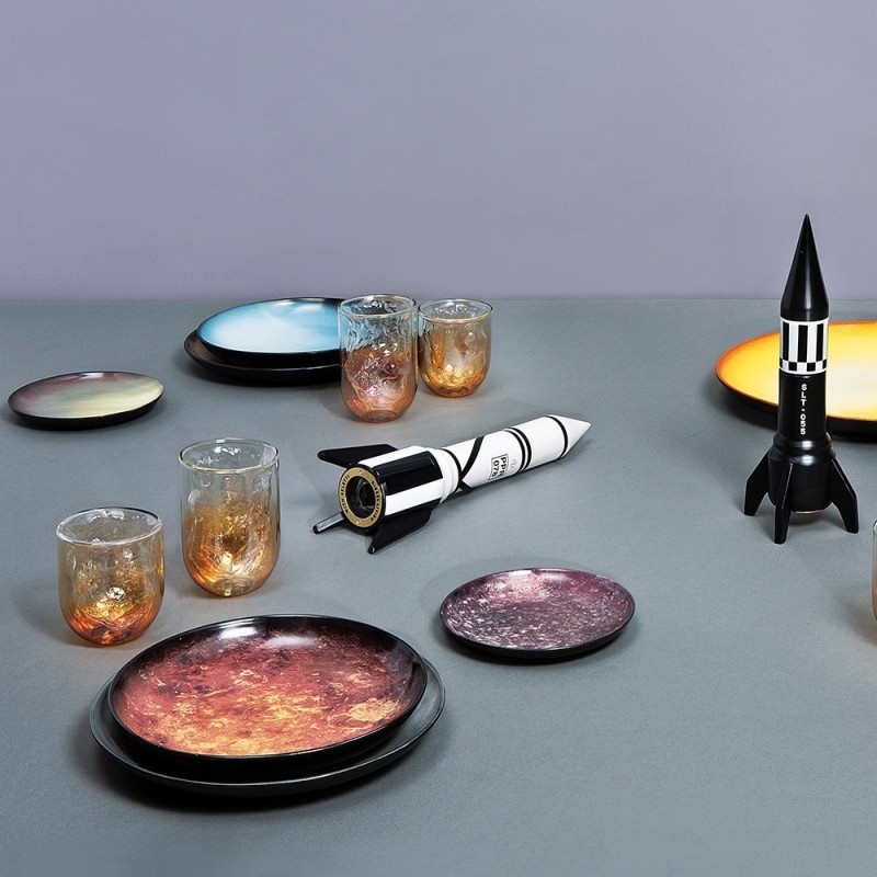 SELETTI Diesel Cosmic Diner Plate  - Sun