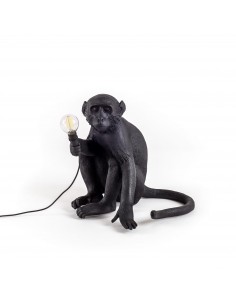 SELETTI The Monkey Lamp Sitting - Outdoor