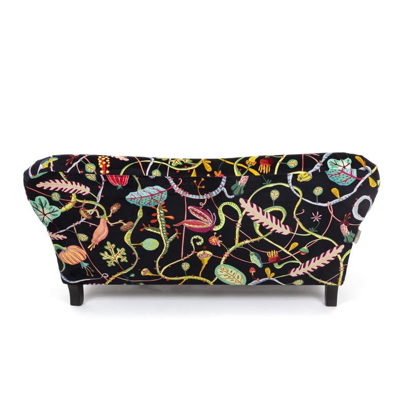 SELETTI Botanical Diva Two Seater Sofa - Black