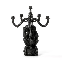 SELETTI Burlesque Chandelier - Three Monkeys Hear, See and Speak No Evil