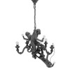 SELETTI Monkey chandelier - black