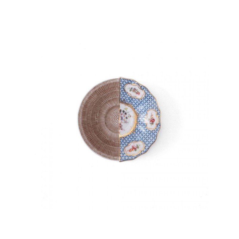 SELETTI Hybrid Porcelain coffee cup + plate  - Djenne