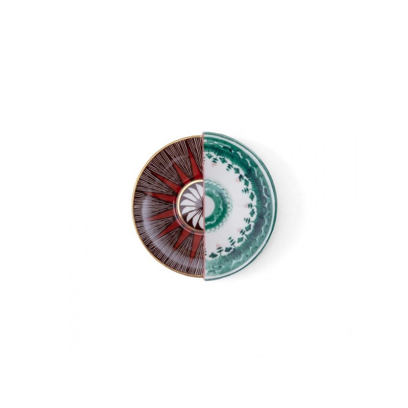 SELETTI Hybrid Porcelain coffee cup + plate  - Chuchuito