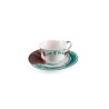 SELETTI Hybrid Porcelain coffee cup + plate  - Chuchuito