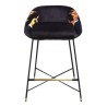 SELETTI Toiletpaper High Stool - Lipstick Black