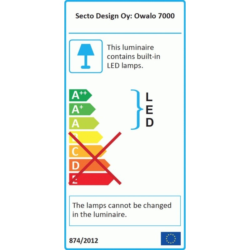 SECTO DESIGN Owalo 7000 Pendant