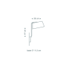 SECTO DESIGN Owalo 7030 Wall lamp