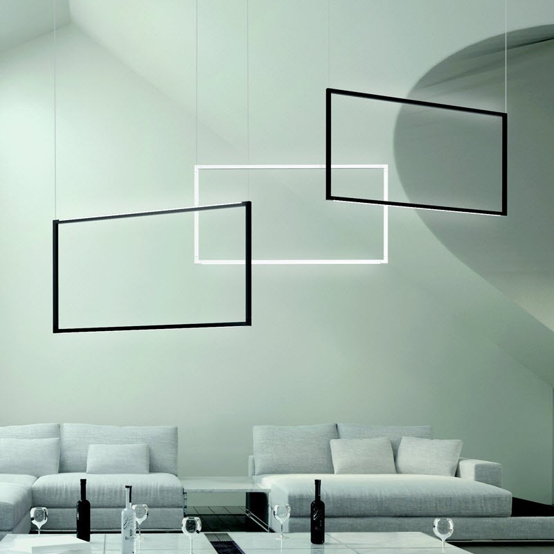 Nemo Spigolo Verticale Pendant Lamp - Black - Outlet