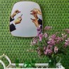 Buy SELETTI Toiletpaper mirror with golden frame - Lipstick online?