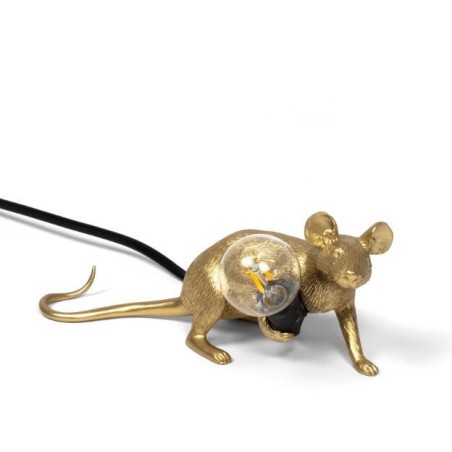 brass mouse lamp