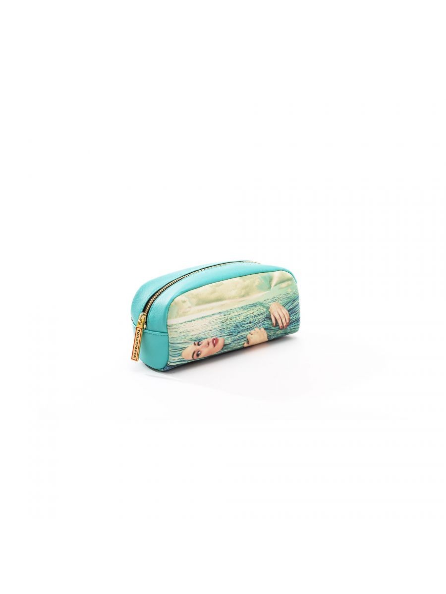 Seletti Toiletpaper Clutch Bag – Bunte Kult-Tasche Aus PU, Ca. 20,5x7x9 Cm, Design Von Toiletpaper Magazine